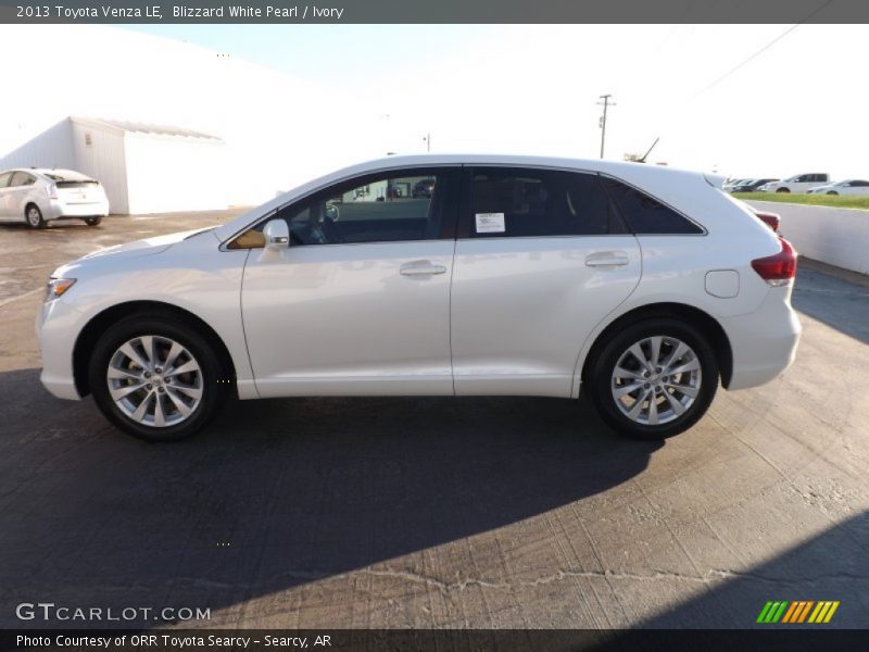 Blizzard White Pearl / Ivory 2013 Toyota Venza LE