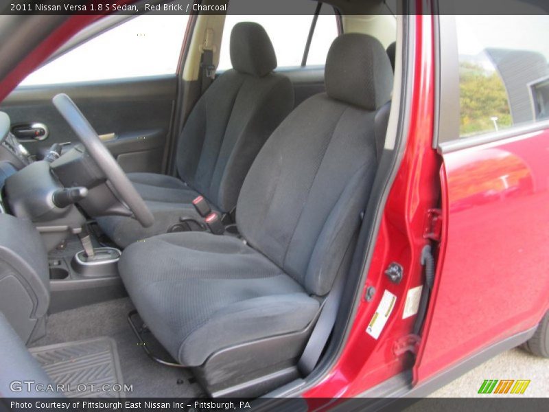 Red Brick / Charcoal 2011 Nissan Versa 1.8 S Sedan