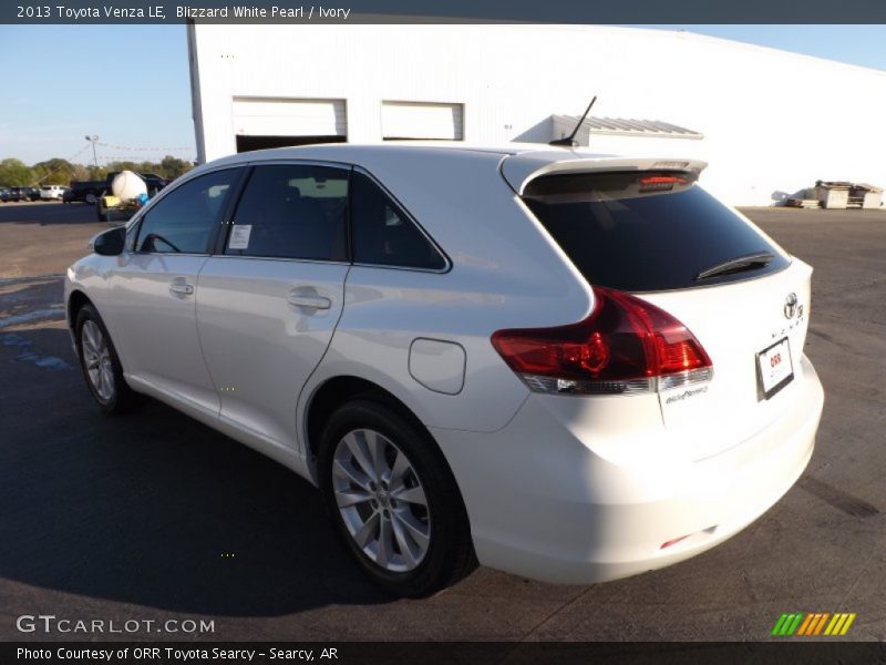 Blizzard White Pearl / Ivory 2013 Toyota Venza LE