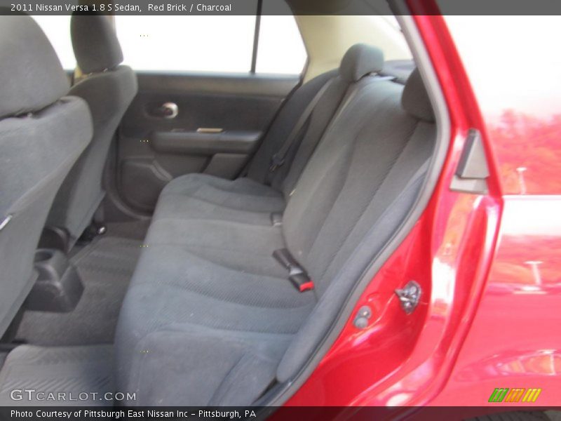Red Brick / Charcoal 2011 Nissan Versa 1.8 S Sedan