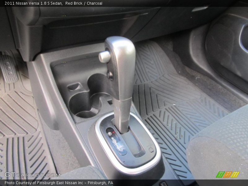 Red Brick / Charcoal 2011 Nissan Versa 1.8 S Sedan
