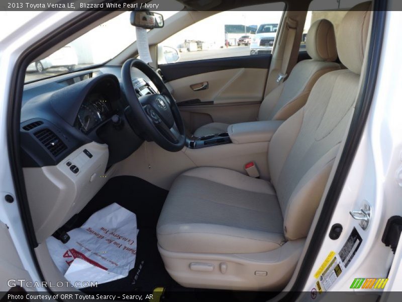 Blizzard White Pearl / Ivory 2013 Toyota Venza LE