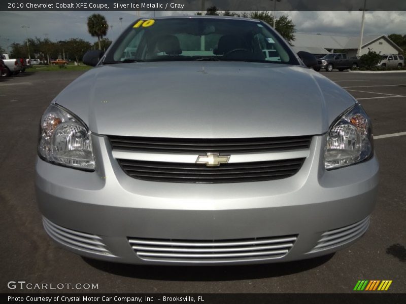 Silver Ice Metallic / Gray 2010 Chevrolet Cobalt XFE Coupe