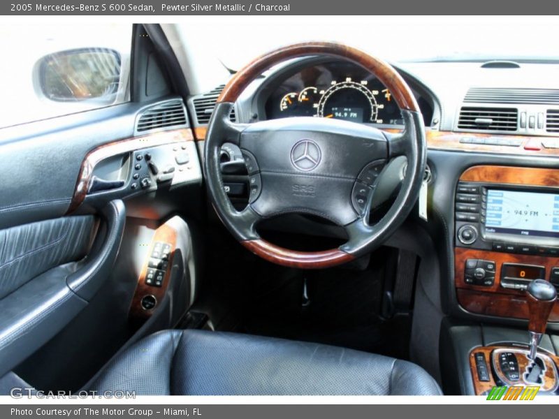 Pewter Silver Metallic / Charcoal 2005 Mercedes-Benz S 600 Sedan