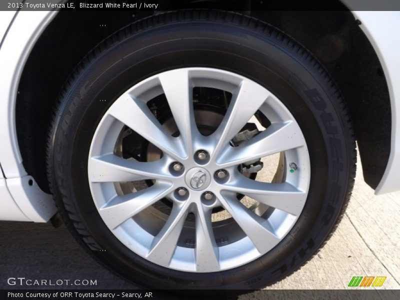 Blizzard White Pearl / Ivory 2013 Toyota Venza LE