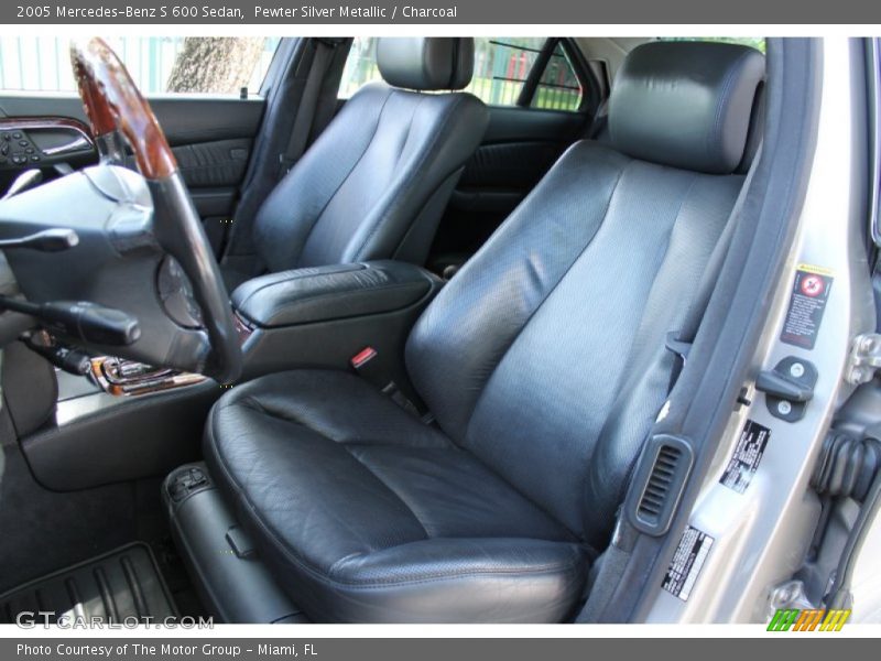 Pewter Silver Metallic / Charcoal 2005 Mercedes-Benz S 600 Sedan