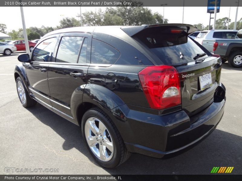Brilliant Black Crystal Pearl / Dark Slate Gray 2010 Dodge Caliber Rush