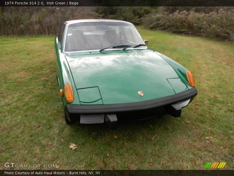 Irish Green / Beige 1974 Porsche 914 2.0