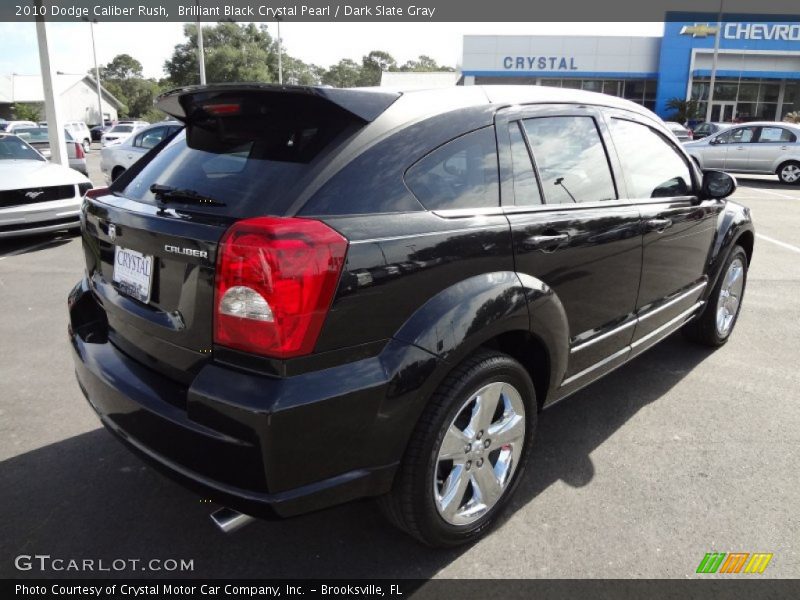 Brilliant Black Crystal Pearl / Dark Slate Gray 2010 Dodge Caliber Rush