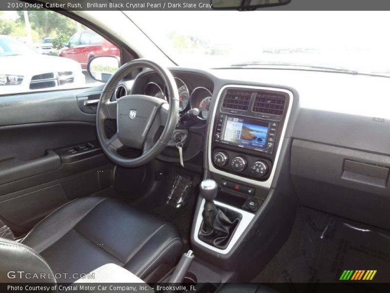 Brilliant Black Crystal Pearl / Dark Slate Gray 2010 Dodge Caliber Rush