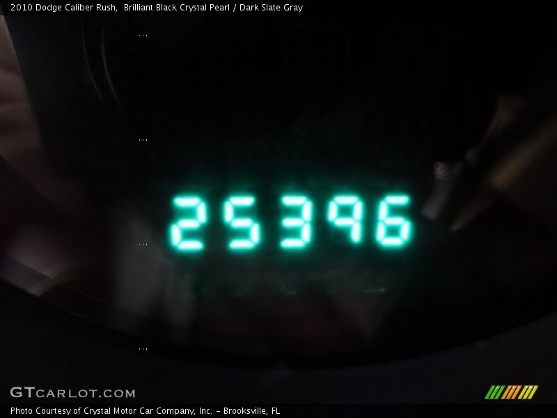Brilliant Black Crystal Pearl / Dark Slate Gray 2010 Dodge Caliber Rush