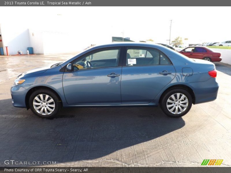 Tropical Sea Metallic / Ash 2013 Toyota Corolla LE