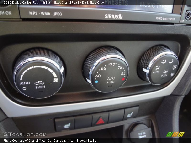 Controls of 2010 Caliber Rush