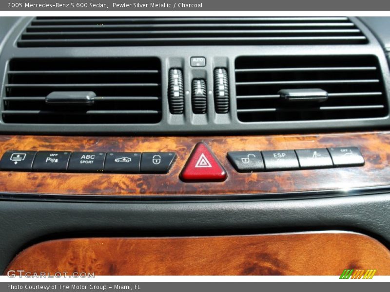 Pewter Silver Metallic / Charcoal 2005 Mercedes-Benz S 600 Sedan