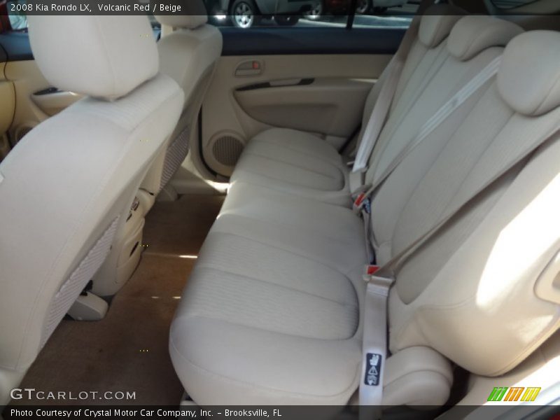 Volcanic Red / Beige 2008 Kia Rondo LX