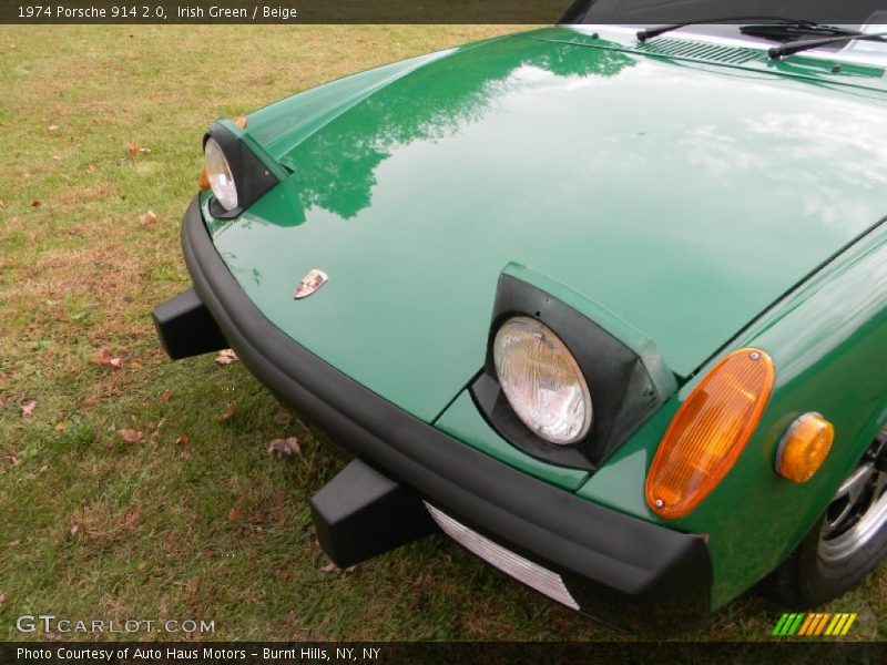 Irish Green / Beige 1974 Porsche 914 2.0