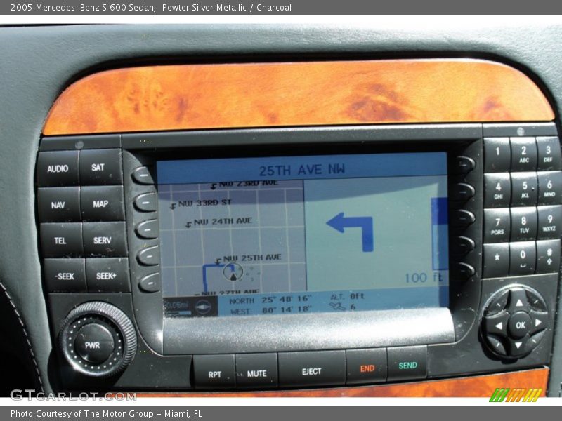 Controls of 2005 S 600 Sedan