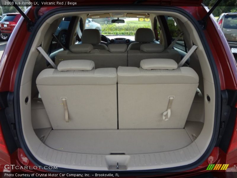 Volcanic Red / Beige 2008 Kia Rondo LX