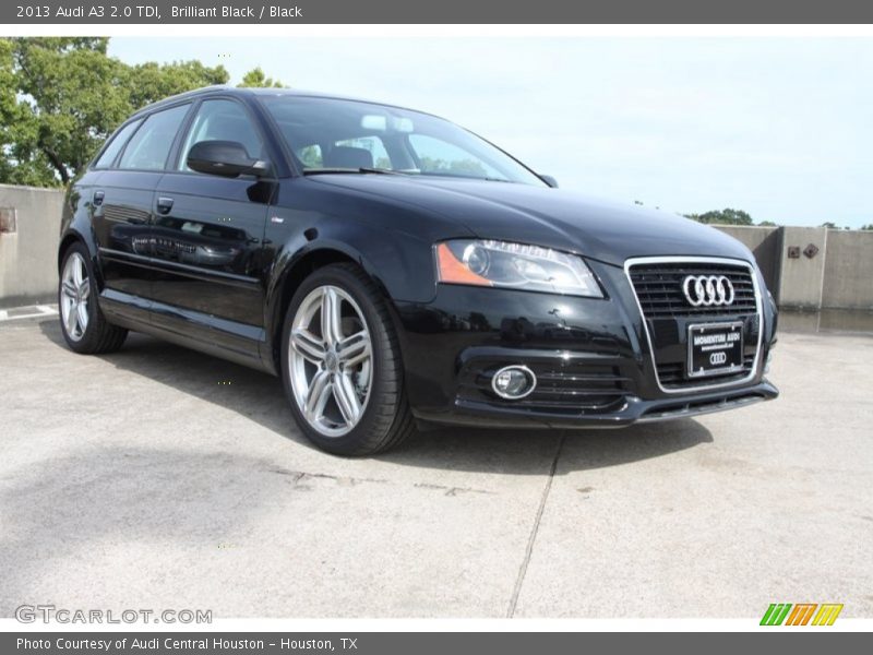Brilliant Black / Black 2013 Audi A3 2.0 TDI