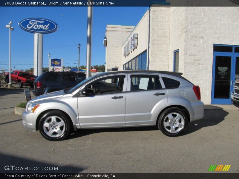 Bright Silver Metallic / Dark Slate Gray 2008 Dodge Caliber SE