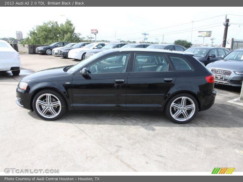 Brilliant Black / Black 2013 Audi A3 2.0 TDI