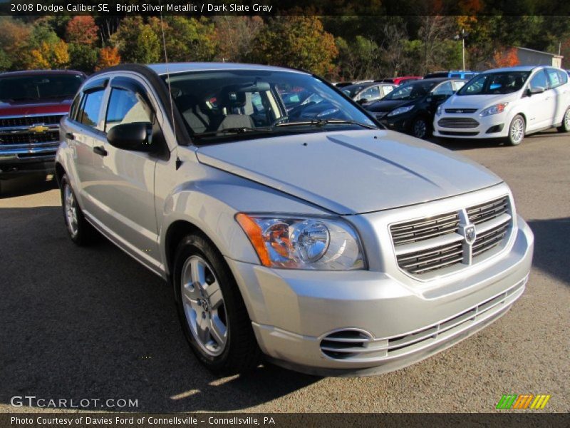 Bright Silver Metallic / Dark Slate Gray 2008 Dodge Caliber SE