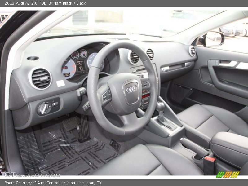 Brilliant Black / Black 2013 Audi A3 2.0 TDI