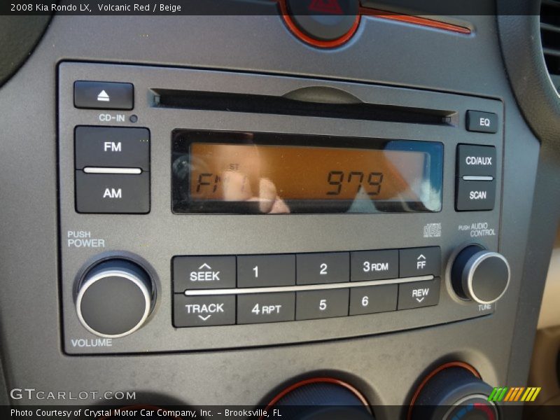 Volcanic Red / Beige 2008 Kia Rondo LX