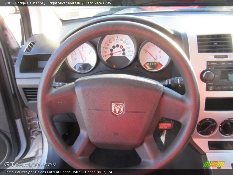 Bright Silver Metallic / Dark Slate Gray 2008 Dodge Caliber SE
