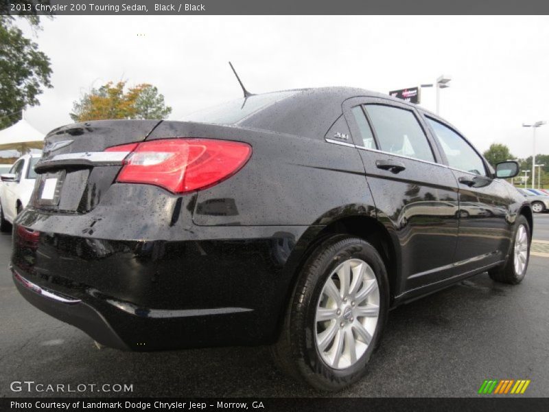 Black / Black 2013 Chrysler 200 Touring Sedan