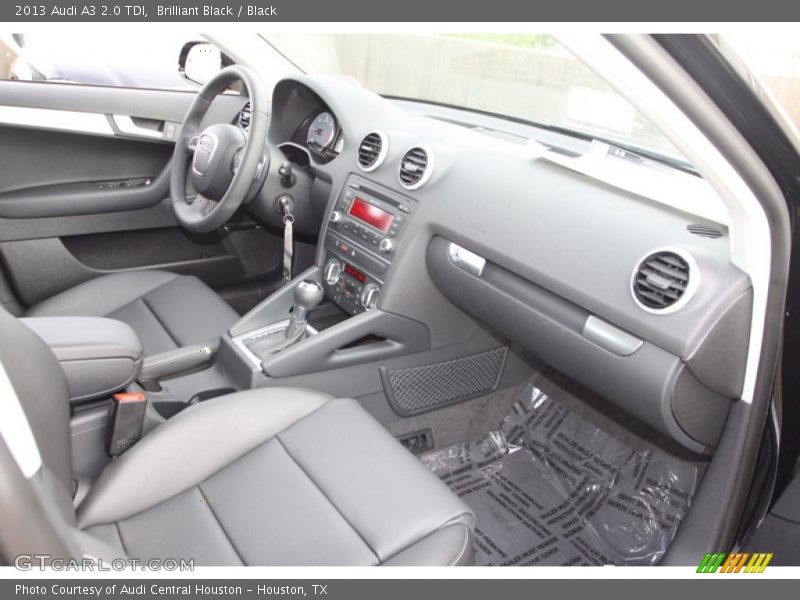 Brilliant Black / Black 2013 Audi A3 2.0 TDI