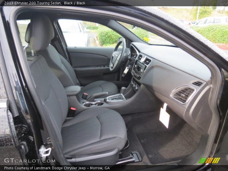 Black / Black 2013 Chrysler 200 Touring Sedan