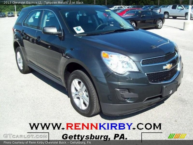 Tungsten Metallic / Jet Black 2013 Chevrolet Equinox LS