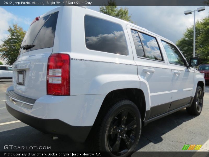 Bright White / Dark Slate Gray 2012 Jeep Patriot Altitude