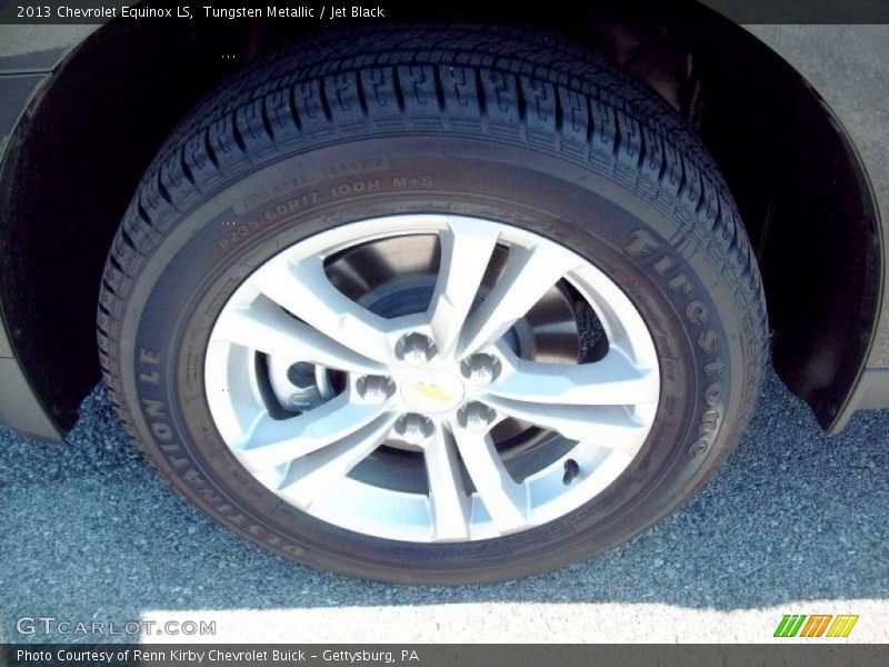 Tungsten Metallic / Jet Black 2013 Chevrolet Equinox LS