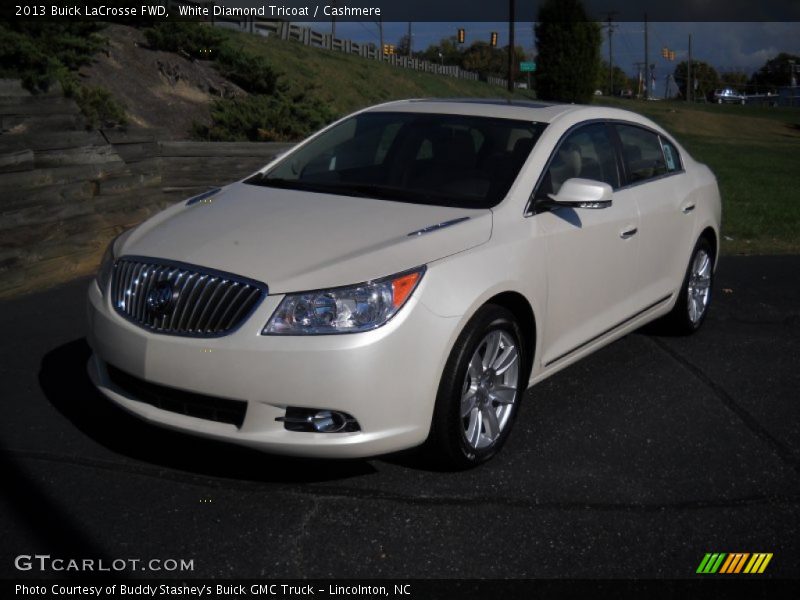 White Diamond Tricoat / Cashmere 2013 Buick LaCrosse FWD