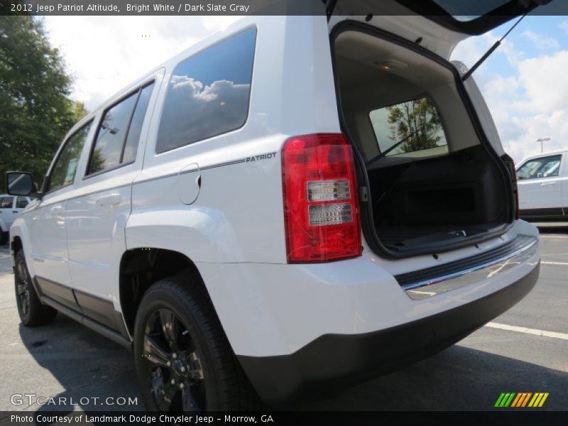 Bright White / Dark Slate Gray 2012 Jeep Patriot Altitude