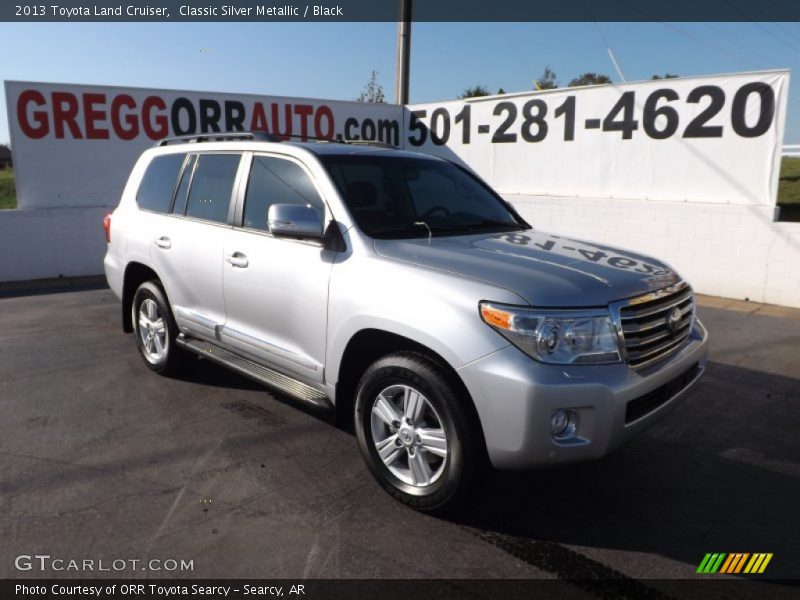 Classic Silver Metallic / Black 2013 Toyota Land Cruiser