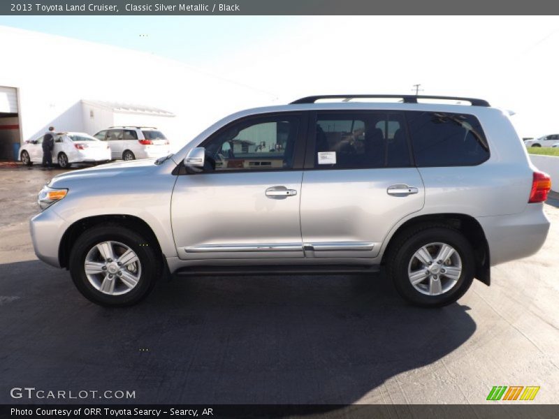 Classic Silver Metallic / Black 2013 Toyota Land Cruiser
