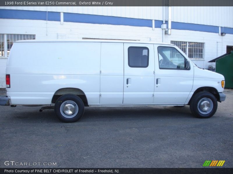 Oxford White / Grey 1998 Ford E Series Van E250 Commercial