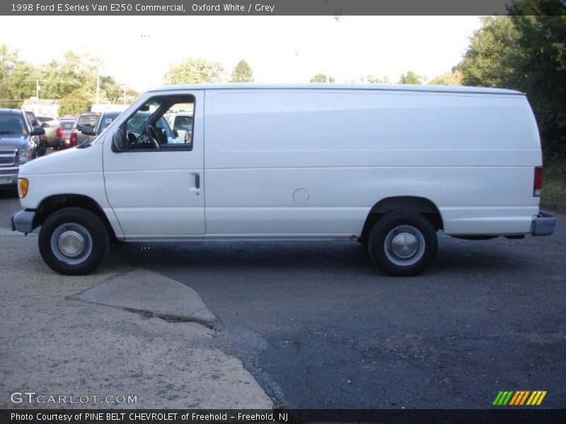 Oxford White / Grey 1998 Ford E Series Van E250 Commercial