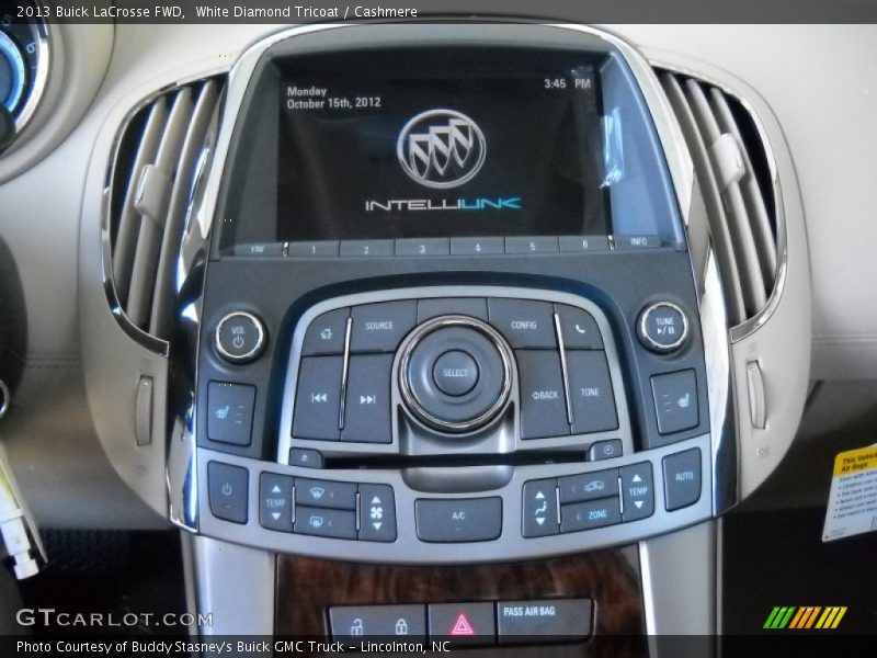 Controls of 2013 LaCrosse FWD