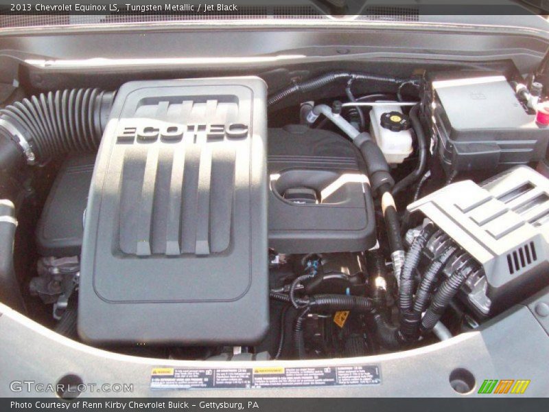 Tungsten Metallic / Jet Black 2013 Chevrolet Equinox LS
