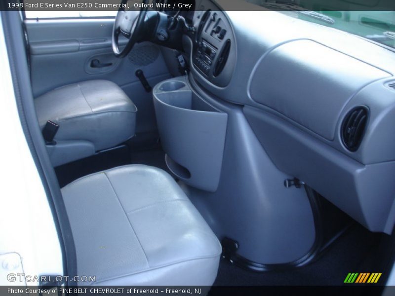 Oxford White / Grey 1998 Ford E Series Van E250 Commercial