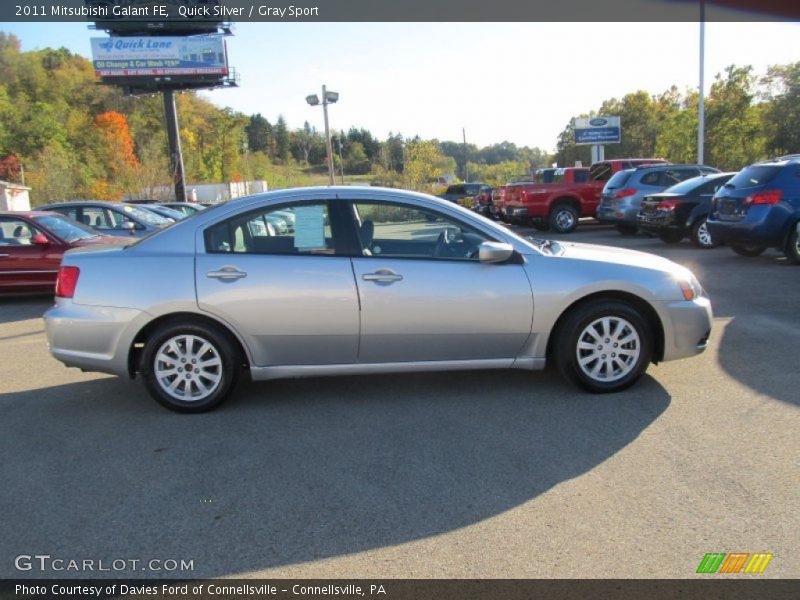 Quick Silver / Gray Sport 2011 Mitsubishi Galant FE