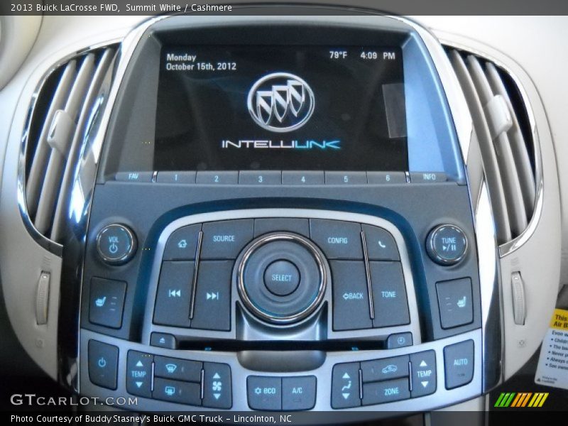 Controls of 2013 LaCrosse FWD