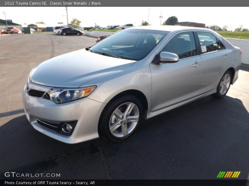Classic Silver Metallic / Black 2012 Toyota Camry SE