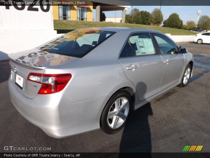 Classic Silver Metallic / Black 2012 Toyota Camry SE