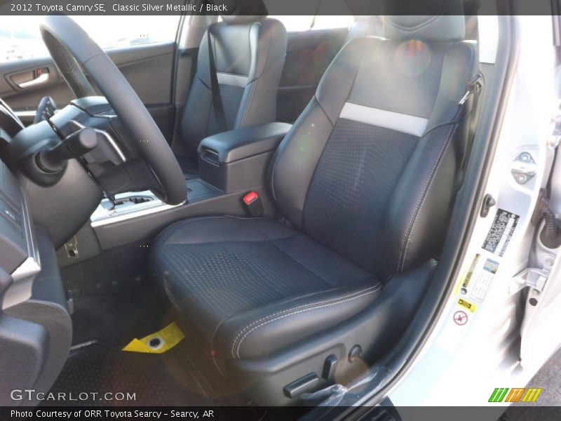 Classic Silver Metallic / Black 2012 Toyota Camry SE