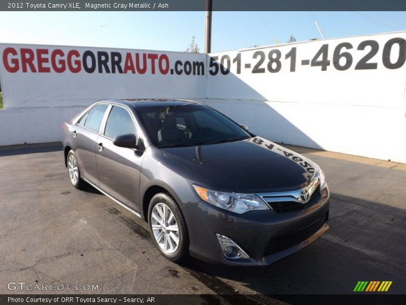 Magnetic Gray Metallic / Ash 2012 Toyota Camry XLE